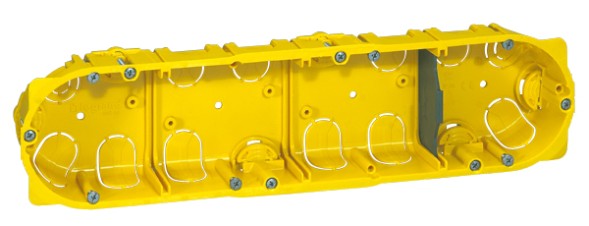 Коробка Legrand Batibox встраиваемая монтажная для сухих перегородок 4п гл.40мм 080044