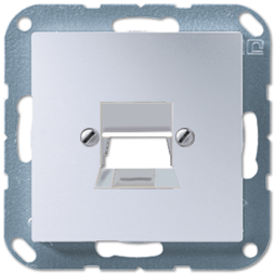 Крышка Jung A серия Алюминий для 1-го модульного разъема A569-1NWEAL