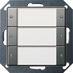 Сенсорный выключатель Gira E22 Сталь 24V 200320