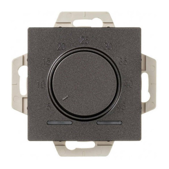 Термостат Schneider Electric Atlasdesign Мокко электронный для теплого пола, с датчиком, 10 A ATN000635