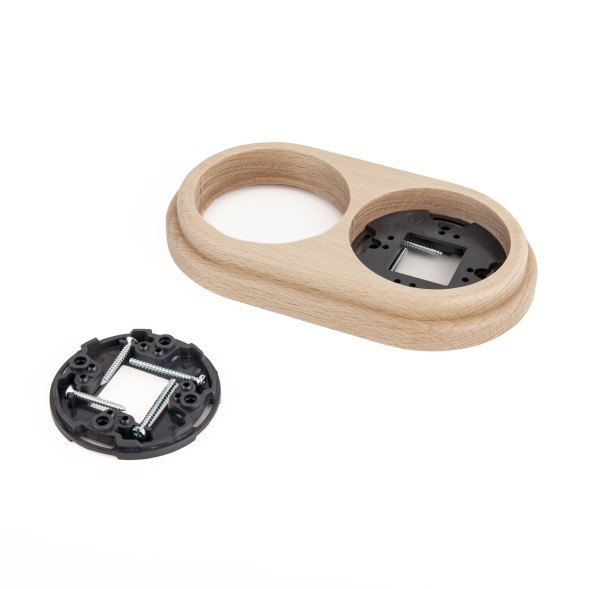 Рамка на 2 поста светлый бук Werkel W0025224