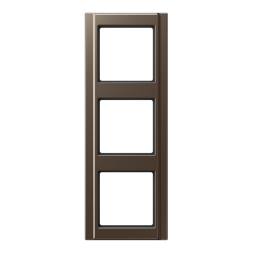 Рамка Jung A 500 Мокко 3 поста A583MO