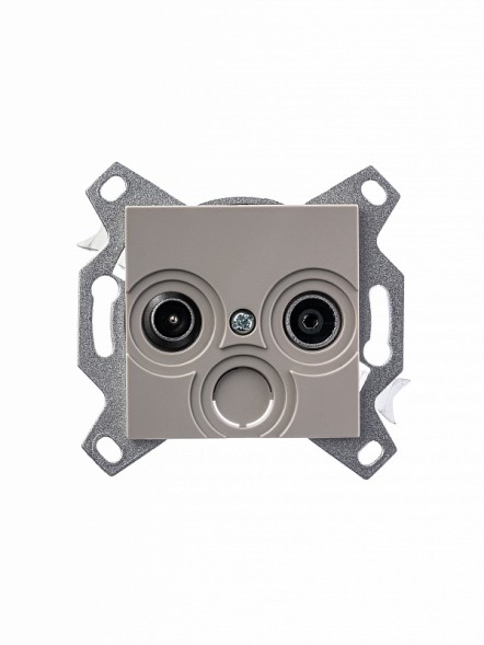 Розетка TV-R ABB Levit кофе макиато оконечная 2CHH083503A6018 5011H-A03503 18W