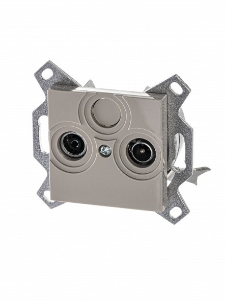 Розетка TV-R ABB Levit кофе макиато оконечная 2CHH083503A6018 5011H-A03503 18W