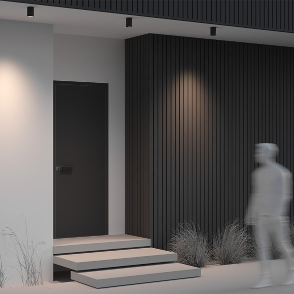 Уличный потолочный светильник Outdoor O500CL-L10B3K