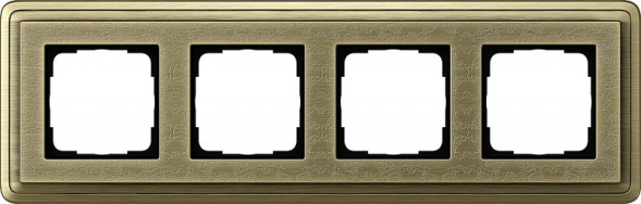 Рамка Gira Classix Art Бронза 4-постовая 0214661