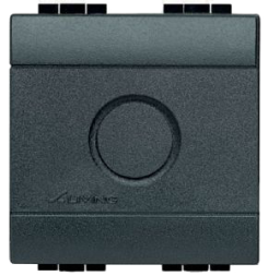 Заглушка Bticino LivingLight Air Антрацит размер 2 модуля L4952