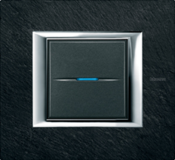 Рамка Bticino Axolute Квадрат Ардезия 2-модульная HA4802RLV