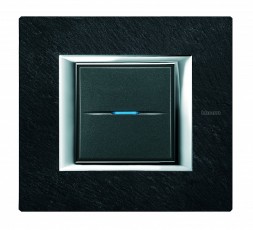 Рамка Bticino Axolute Квадрат Ардезия 2-модульная HA4802RLV