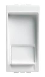 Розетка телефонная RJ-11 Bticino LivingLight Air Белый размер 2 модуля N4258/11D