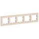 Рамка Schneider Electric Atlasdesign Бежевый 5 постов ATN000205