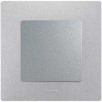 Рамка Legrand Etika Алюминий 1-постовая 672551