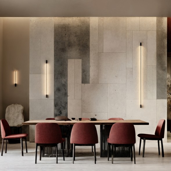 Светильник настенный TRIXRAY, 3Вт, 450?мм, 3000К, алюминий, черный