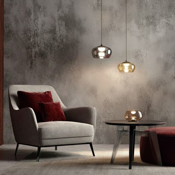 Подвесной светильник FLOA DK6741-BK+AM