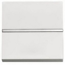 Механизм ABB Zenit альпийский белый одноклавишной кнопки с нормально-открытым контактом с клавишей без символа двухмодульный 2CLA220470N1101 N2204.7 BL