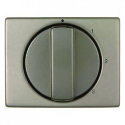 Центральная панель Berker R.1 Berker Arsys светло-бронзовый металл с вращающейся ручкой для 3-уровневого выключателя 10870101