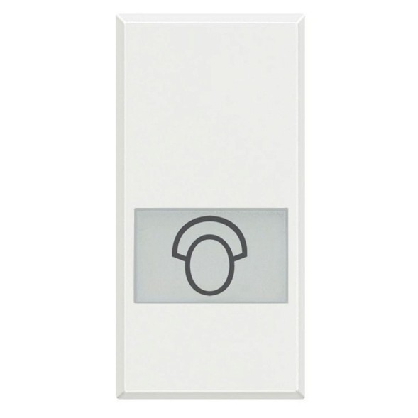 Клавиши Bticino Axolute Белый с подсвечиваемыми символами для выключатель в дизайне AXIAL - 1 модуль, Медсестра HD4921LQ