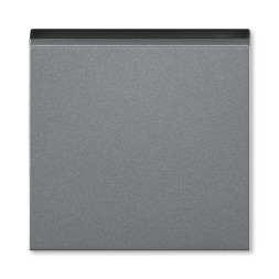 Управляющий элемент ABB Levit сталь / дымчатый чёрный для светорегулятора клавишного 2CHH700100A4069 3299H-A00100 69