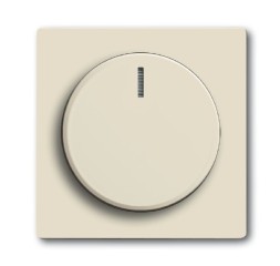 Плата центральная (накладка) ABB savanne/слоновая кость с ручкой и лампой для поворотного светорегулятора 2CKA006599A2951 6540-82-102