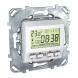 Термостат Schneider Electric Unica белый программируемый 8а (от+5 до +35 град) MGU5.505.18ZD