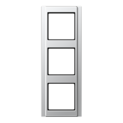 Рамка Jung A 500 Алюминий 3 поста A583AL