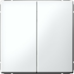 Кнопка двухклавишная НО (Белый) Schneider Electric Systeme Art Gallery GAL000117