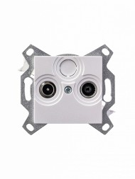 Розетка TV-R ABB Levit жемчуг оконечная 2CHH083503A6068 5011H-A03503 68W