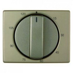 Центральная панель Berker R.1 Berker Arsys светло-бронзовый металл с регулировкой для механических таймеров 16350101