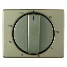 Центральная панель Berker R.1 Berker Arsys светло-бронзовый металл с регулировкой для механических таймеров 16350101