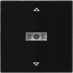 Сенсорный выключатель управления жалюзи Gira S-color Черный 082047