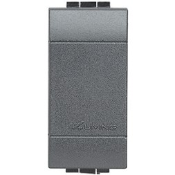 Заглушка Bticino LivingLight Air Антрацитразмер 1 модуль L4950