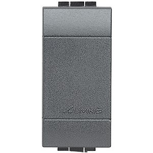 Заглушка Bticino LivingLight Air Антрацитразмер 1 модуль L4950