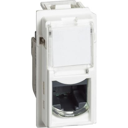 Розетка RJ45 Btnet Bticino Living Now белый UTP cat5E KW4279C5E
