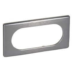 Рамка Legrand Celiane Металлик Вольфрам 4/5-модульная 068975