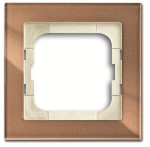Рамка ABB Axcent Бронзовое стекло 1 пост 2CKA001754A4543 1721-283
