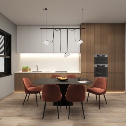 Трековый светильник BELTY SMART FLOW DK5660-WH+BK