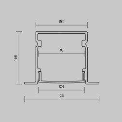Профиль Led Strip 632017