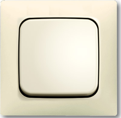 Рамка для кабель-каналов ABB Busch-Duro 2000 SL Слоновая кость 1 пост 1725-0-1549