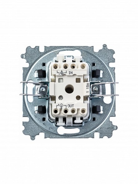 Выключатель ABB Levit слоновая кость / белый одноклавишный 2CHH590145A6017 3559H-A01445 17W