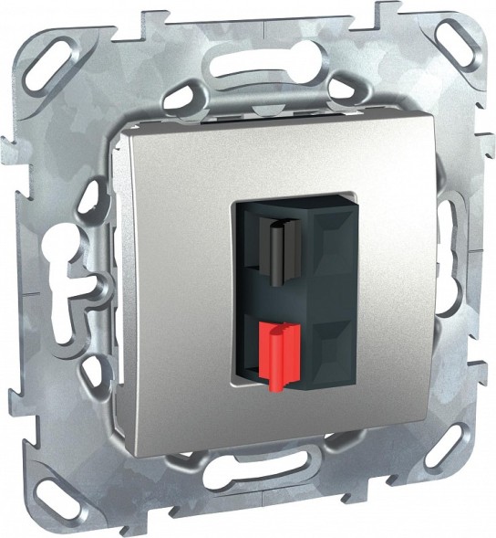 Аудио розетка Schneider Electric Unica Class Top алюминий MGU5.486.30ZD