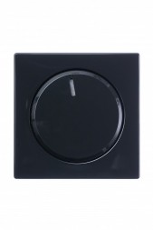 Плата центральная (накладка) ABB Future антрацит с ручкой и лампой для поворотного светорегулятора 2CKA006599A2950 6540-81-102