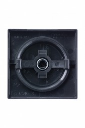 Плата центральная (накладка) ABB Future антрацит с ручкой и лампой для поворотного светорегулятора 2CKA006599A2950 6540-81-102