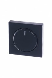 Плата центральная (накладка) ABB Future антрацит с ручкой и лампой для поворотного светорегулятора 2CKA006599A2950 6540-81-102