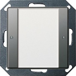 Сенсорный выключатель Gira E22 Сталь 2 одноклавишный 24 V 200120