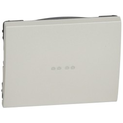 Лицевая панель Legrand Galea Life перламутр для выключателя одноклавишного с подсветкой 771534