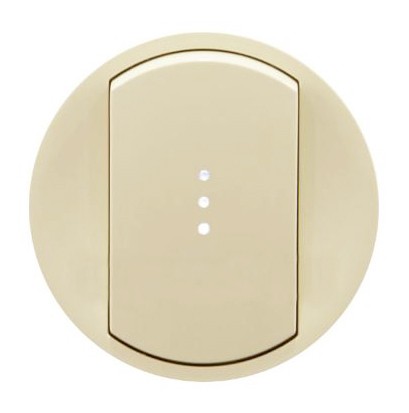 Лицевая панель Legrand Celiane слоновая кость выключателя с индикацией 066210