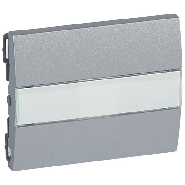 Клавиша Legrand Galea Life алюминий с держателем этикеток 771317