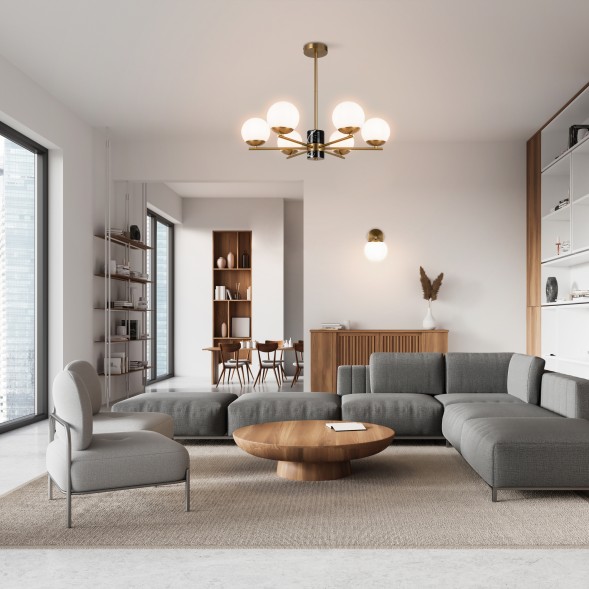 Подвесной светильник Freya FR5230PL-06BS