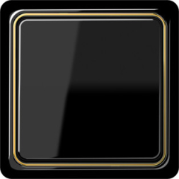 Рамка Jung CD Plus Черный 1 пост CDP581SW