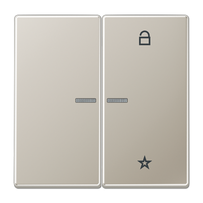 Центральная плата Jung LS серия Нержавеющая сталь универсальная ES1701